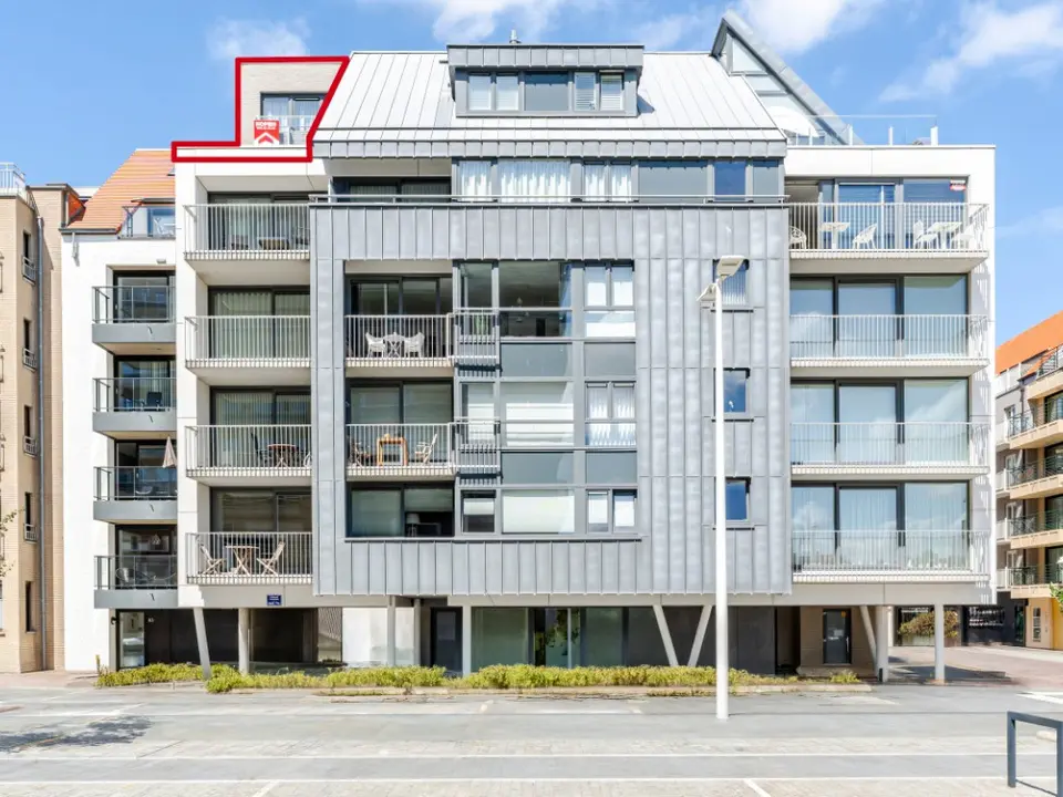 Zongerichte penthouse in hartje Nieuwpoort