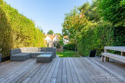 BRIGHT - Furnished house - 3br. with GARDEN and TERRACE !