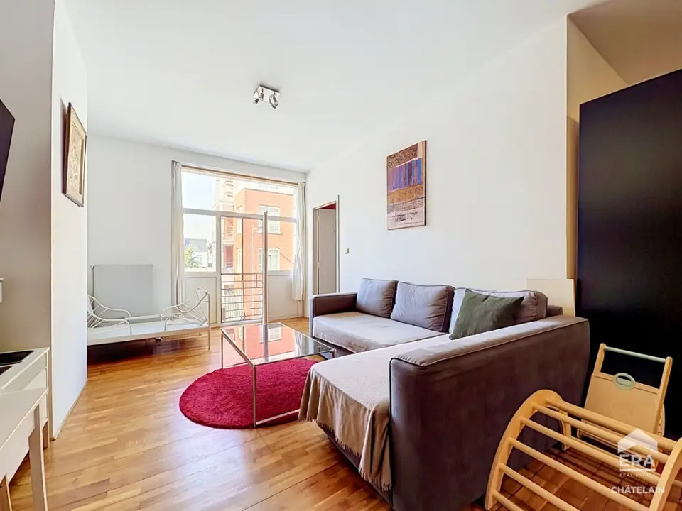 Appartement met 1 slaapkamer te koop in Etterbeek