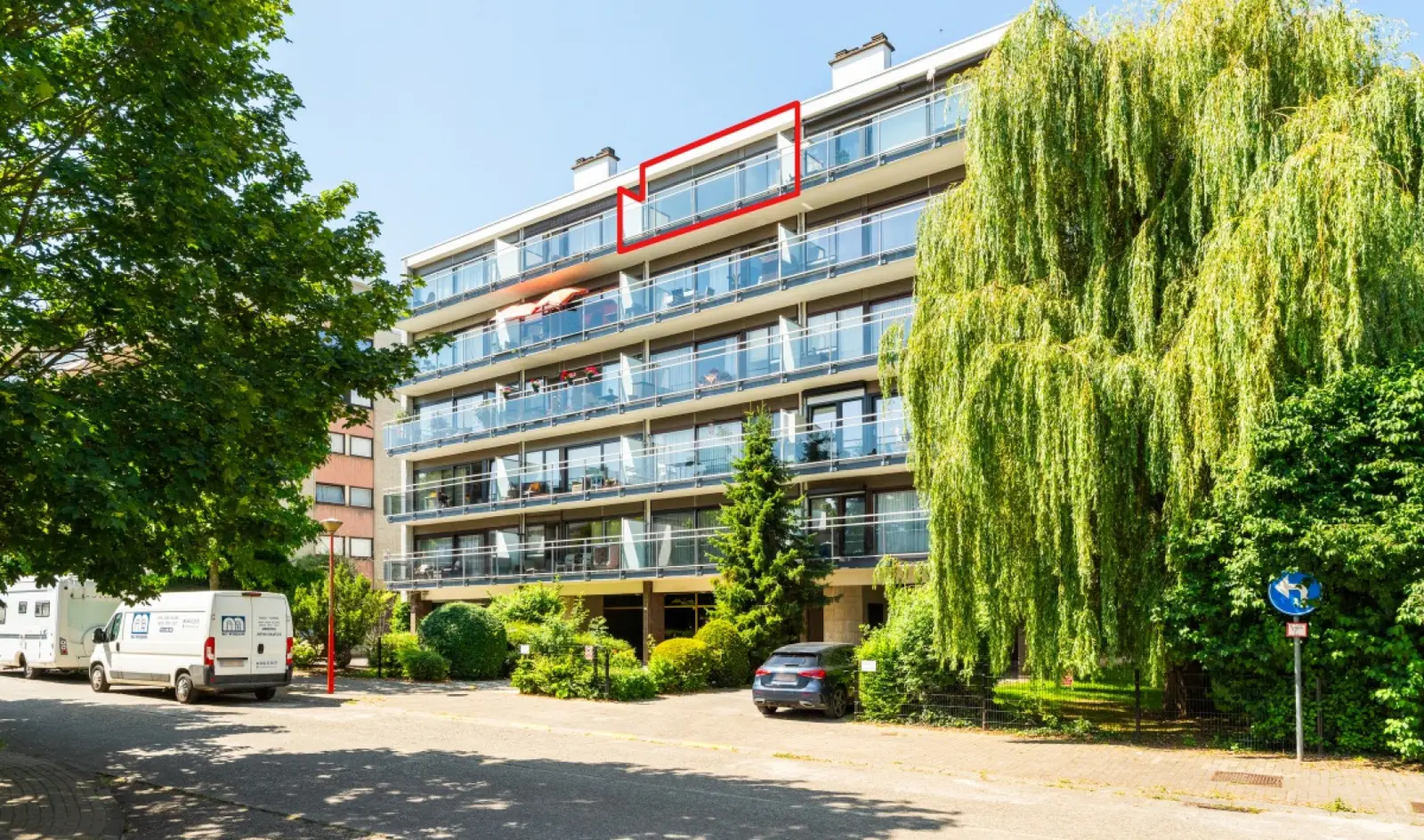 Appartement met 2 terrassen in Strombeek-Bever