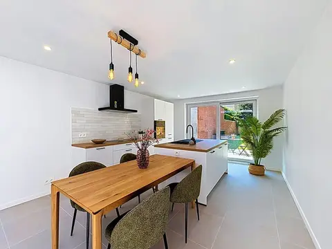 Modern renovated house with open kitchen for sale in Eeklo