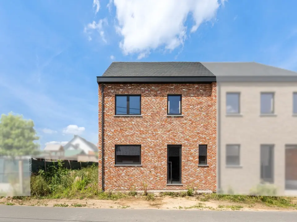 Nieuwbouwwoning met 5 slaapkamers in Oudegem