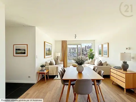 3-bedroom apartment with south-facing terrace + parking