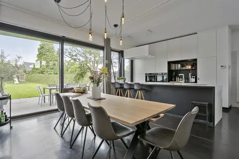 Energy-efficient modern home in loft style