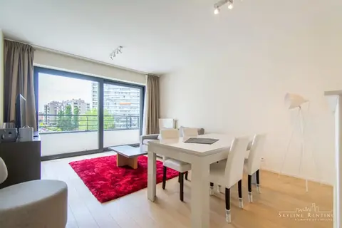 BRIGHT - furnished 1br apartment with terrace (NATO area)